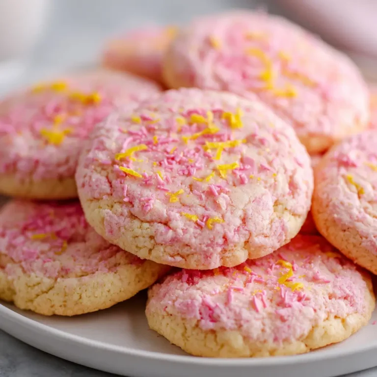 Pink Lemonade Cookies