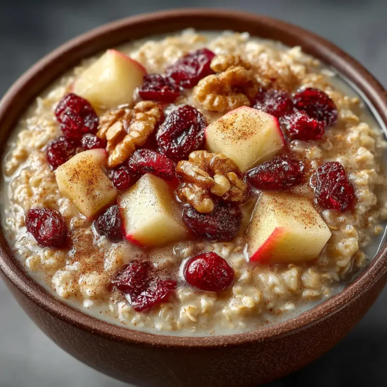 Apple Cinnamon Oatmeal