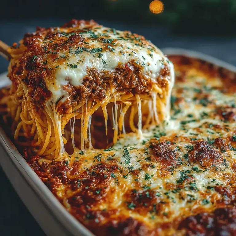 Baked Cream Cheese Spaghetti Casserole Recipe