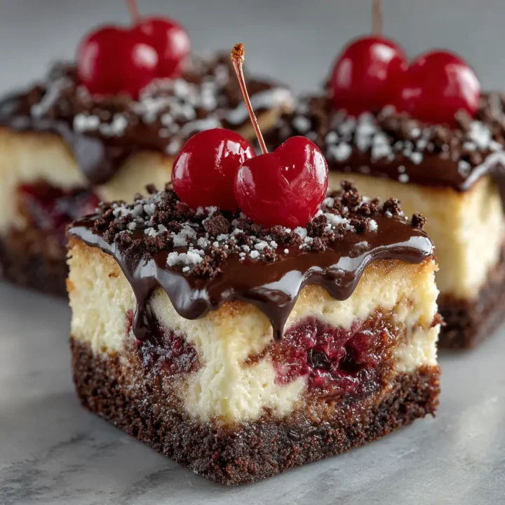 Black Forest Cheesecake Bars Recipe