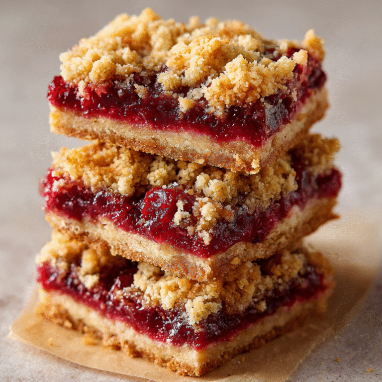 Cranberry Crumble Bars