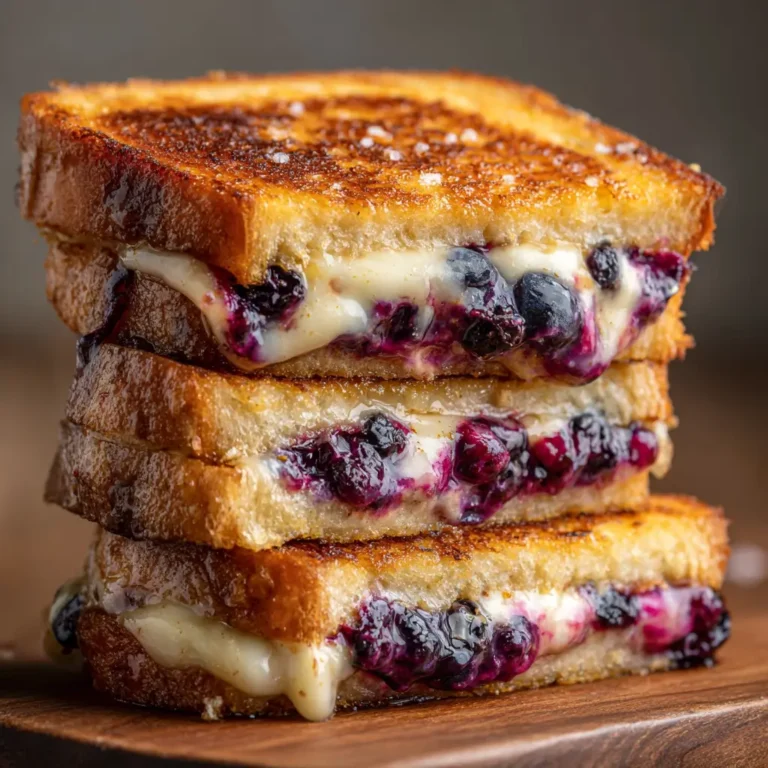 Crispy Blueberry Grilled Cheese Recipe