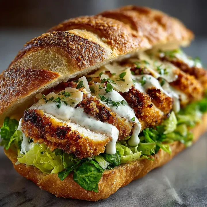 Crispy Chicken Caesar Sandwich Recipe