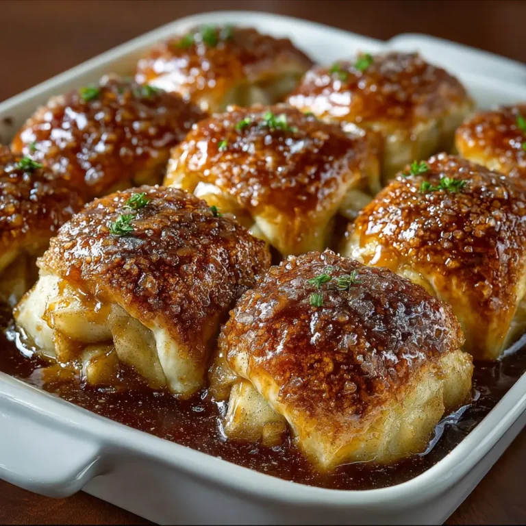 Easy Caramel Apple Dumplings