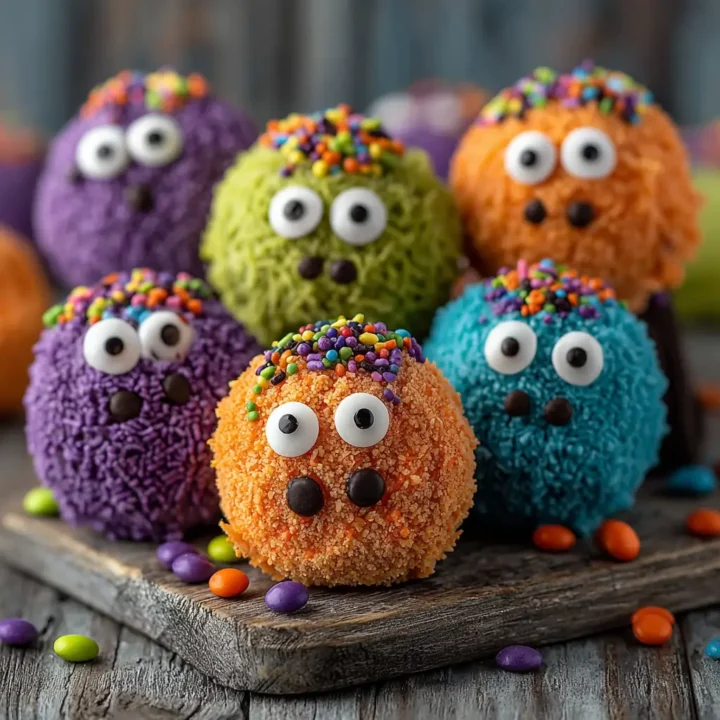 Easy Halloween Monster Truffles with Oreos and Candy