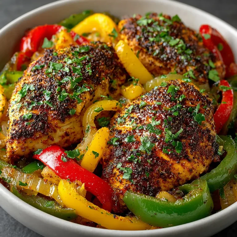 Flavor-Packed Cajun Chicken with Bell Peppers