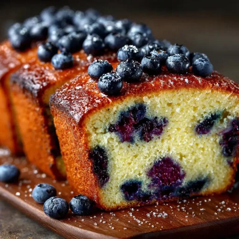 Fluffy Blueberry Muffin Bread: Moist Bakery-Style Loaf Recipe