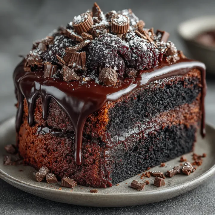 Mount Doom Black Chocolate Cake Recipe