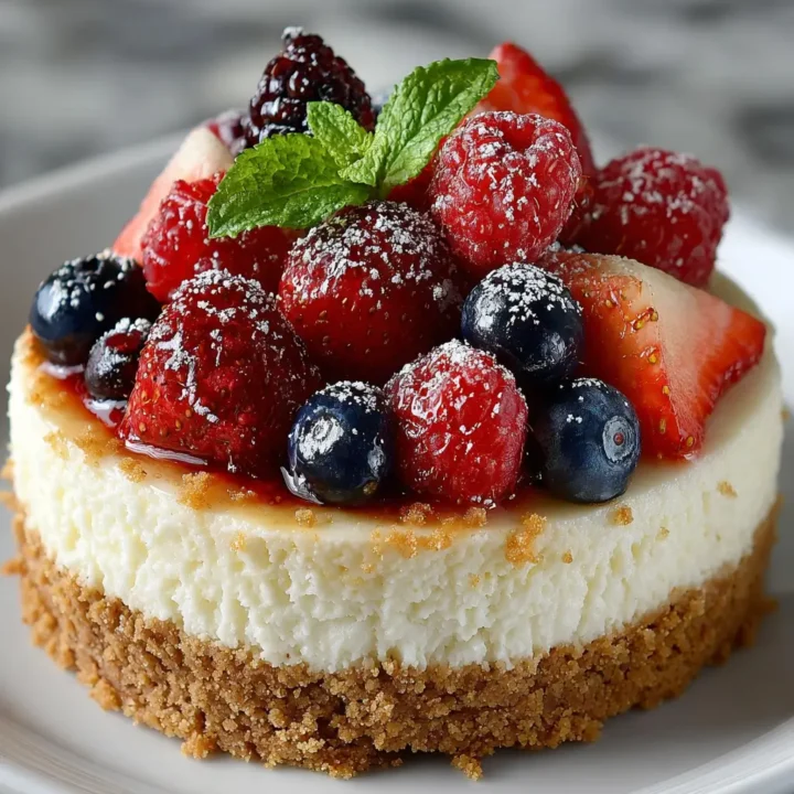 No-Bake Greek Yogurt Cheesecake
