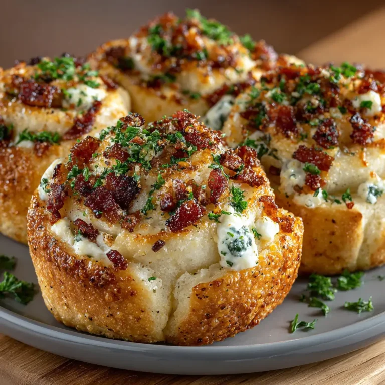 Ooey Gooey Garlic Butter Bacon Ranch Pizza Rolls