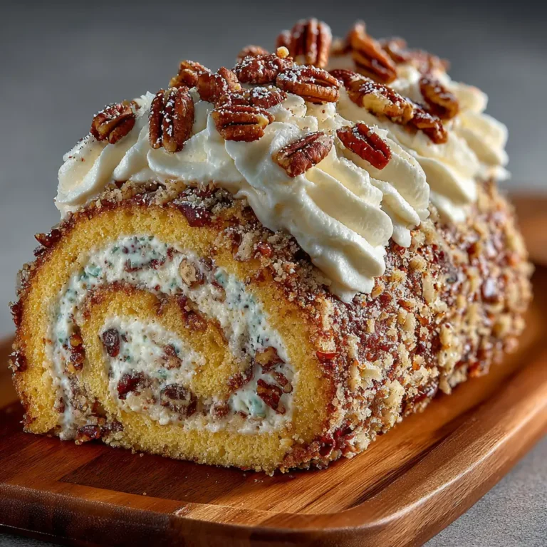 Pulled Pecan Log Roll