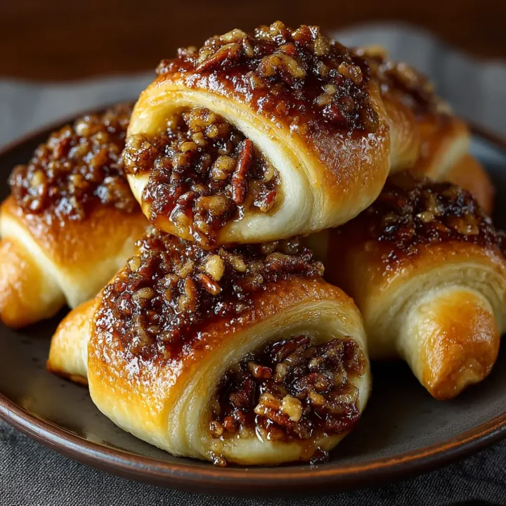 Pecan Pie Crescent Rolls