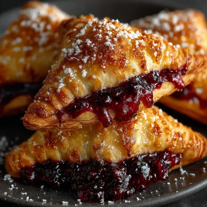 Pulled Blackberry Turnovers