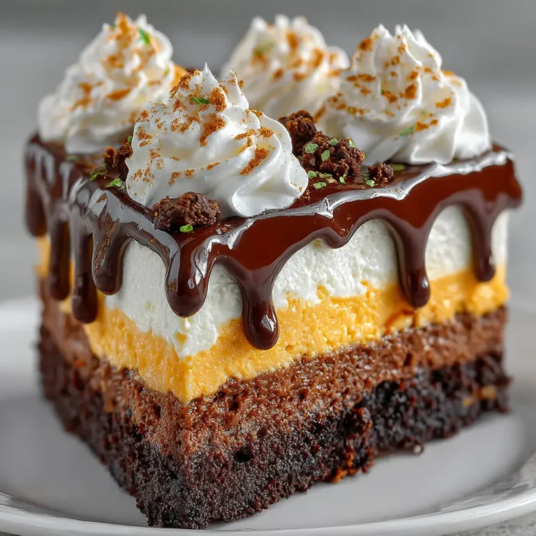 Pumpkin Chocolate Mousse Cake