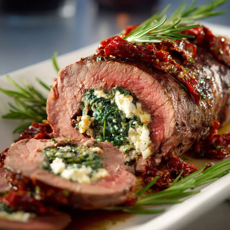 Quick Christmas Stuffed Beef Tenderloin