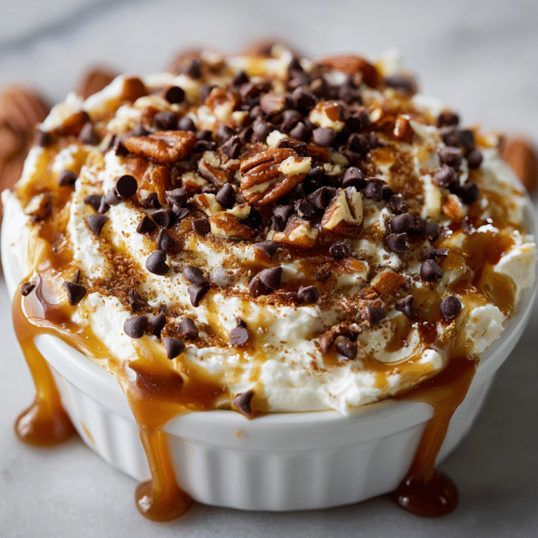Turtle Cheesecake Dip