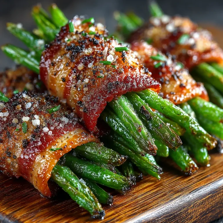 Bacon-Wrapped Green Bean Bundles recipe