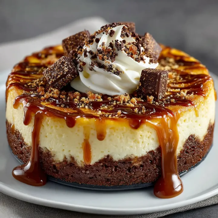 Caramel Brownie Cheesecake