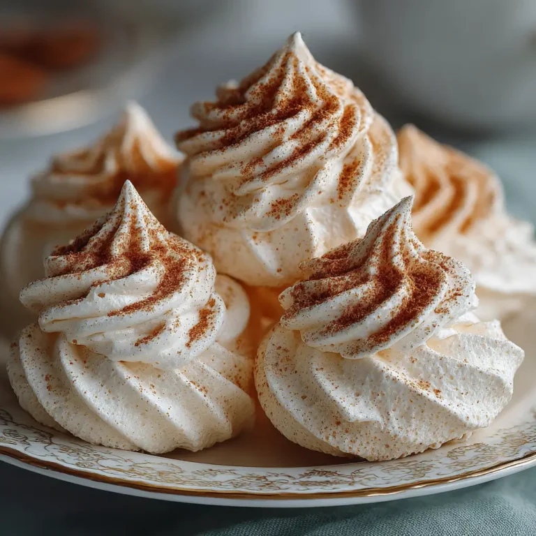 Cinnamon Maple Meringues – Light and Whimsical Treats