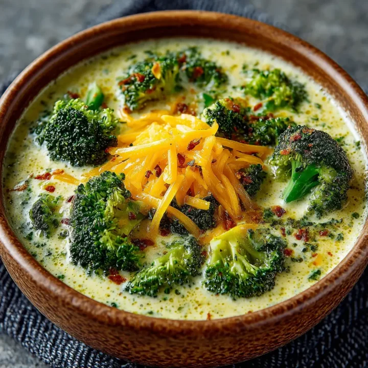Creamy Broccoli Cheddar Soup