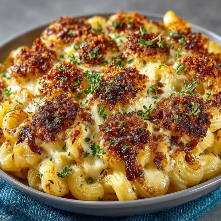 Creamy French Onion Mac and Cheese Recipe