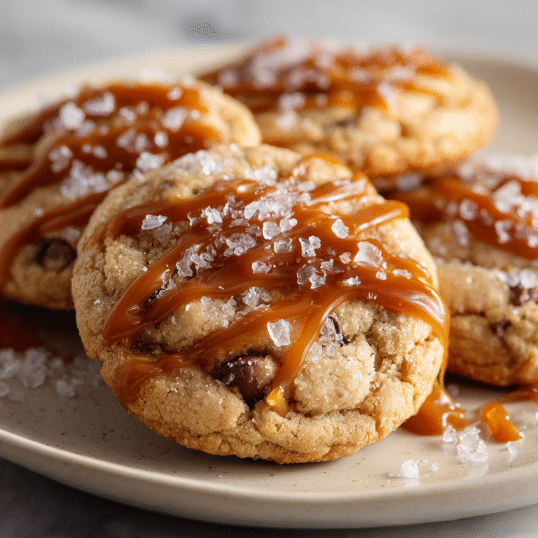 Delicious Caramel Cheesecake Cookies with a Sweet-Salty Twist