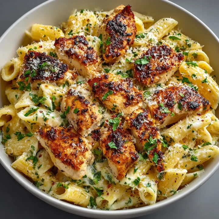Easy Parmesan Chicken Pasta