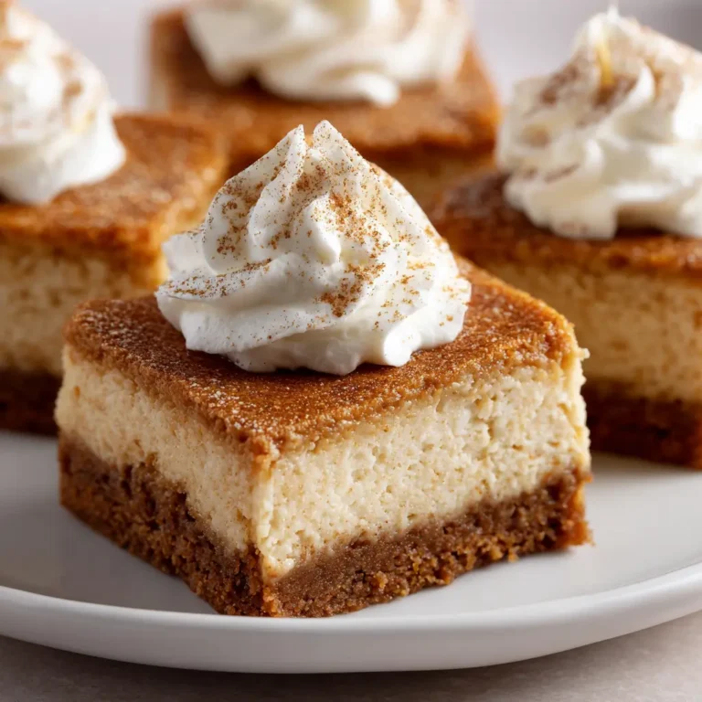 Gingerbread Cheesecake Bars Recipe