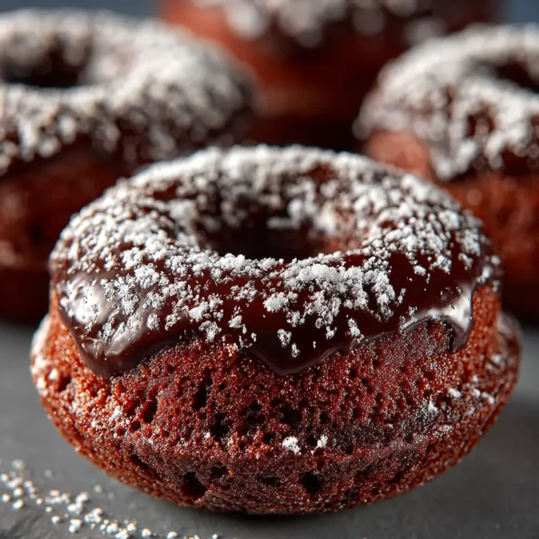 Homemade Chocolate Old-Fashioned Doughnuts Recipe