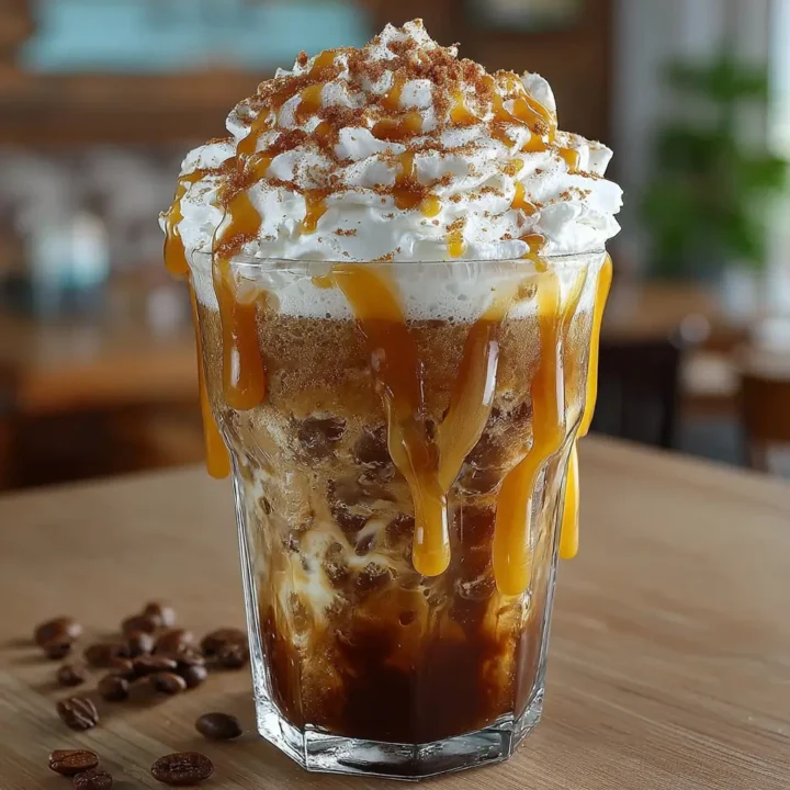 Iced Caramel Apple Spice Coffee