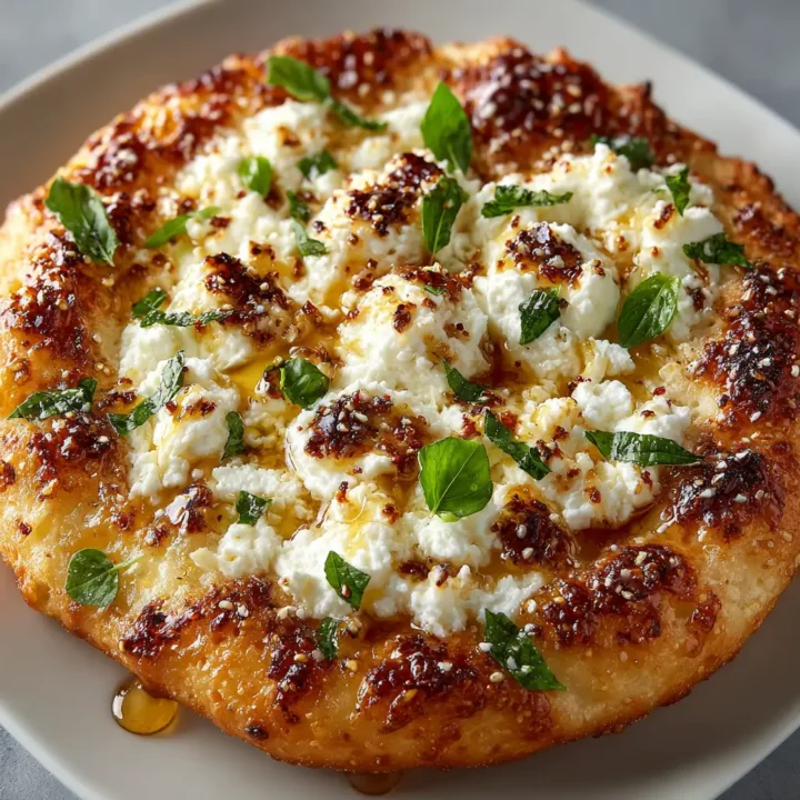 Irresistible Hot Honey Ricotta Pizza Delight Recipe