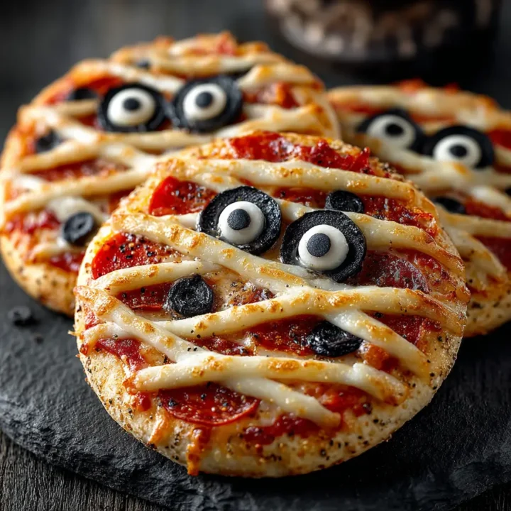 Mummy Pizzas: A Spooky Treat