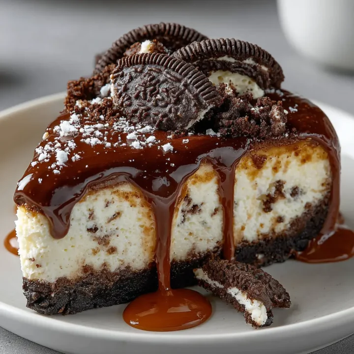 Oreo No-Bake Cheesecake with Chocolate Ganache Recipe