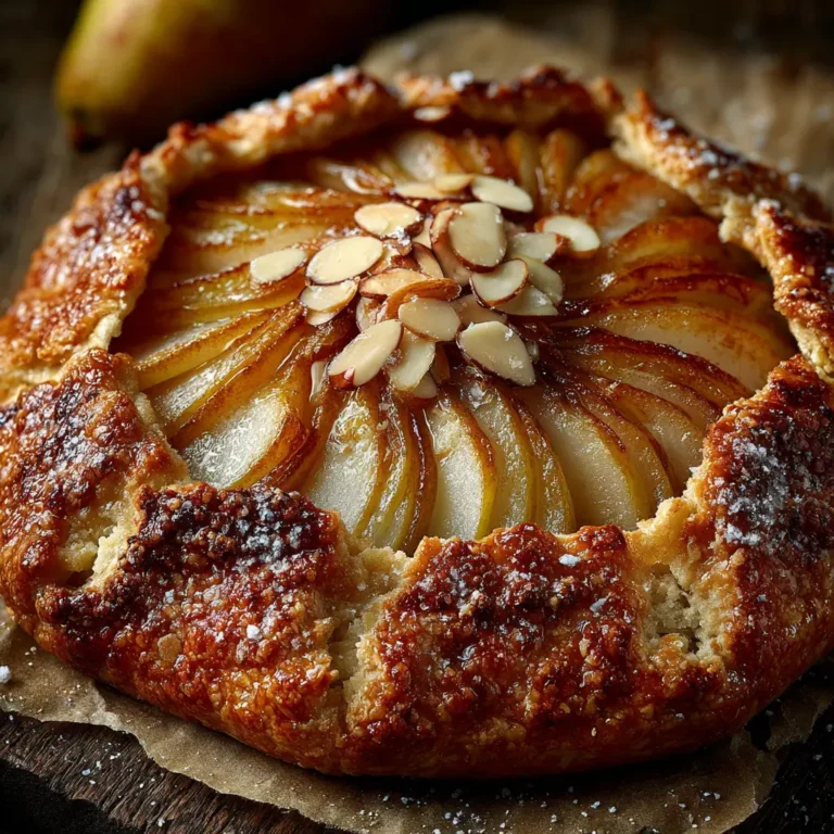 Pear and Almond Galette Recipe