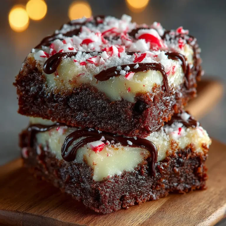 Peppermint Bark Brownies recipe