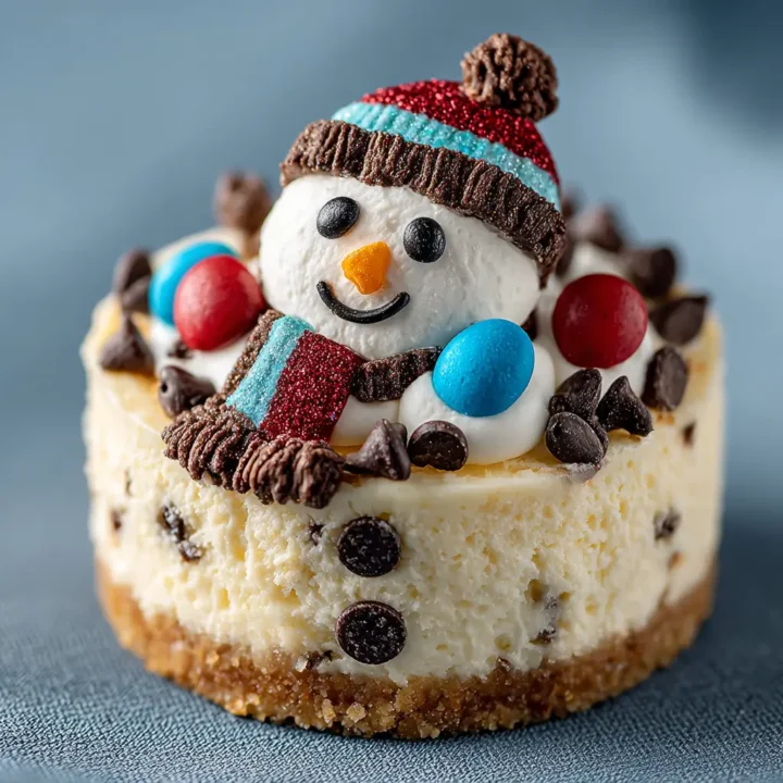 Snowman Cheesecake