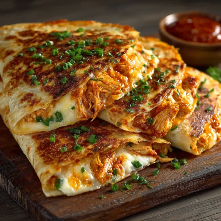 Spicy Buffalo Chicken Quesadillas Recipe