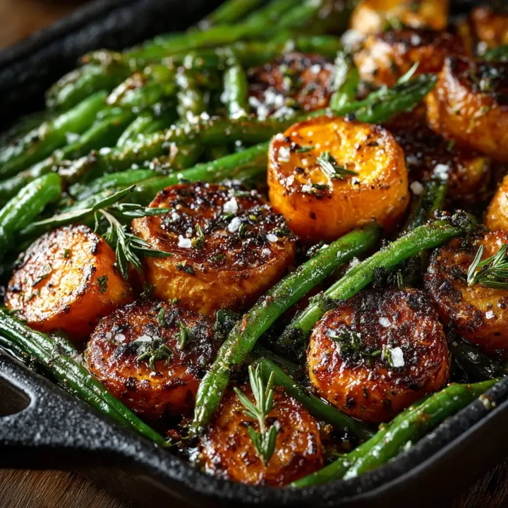 Sweet Potato & Green Bean Tray Bake – A Healthy and Flavorful Dish