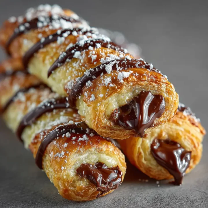 Triple Chocolate Puff Pastry Twists
