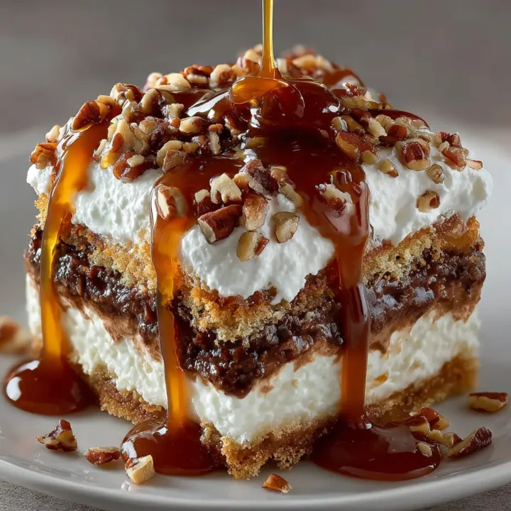 Turtle Lasagna Dessert