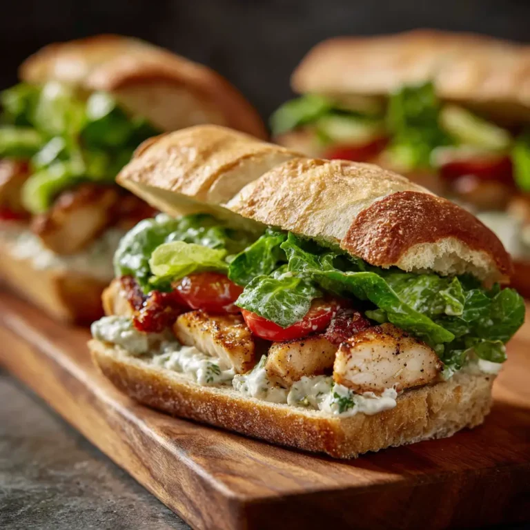 Chicken Caesar Sandwich Recipe