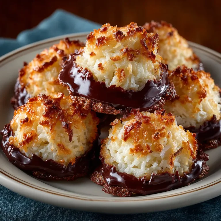 Chocolate Coconut Macaroons (No-Bake)