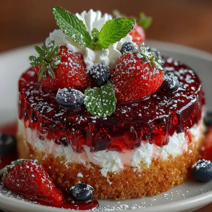 Christmas Jelly Cake