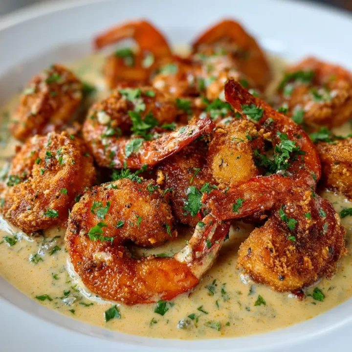 Crispy Cajun Shrimp with Creamy Sauce Recipe