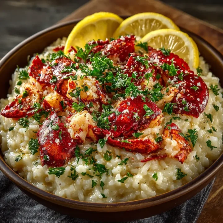 Lemon Butter Lobster Risotto