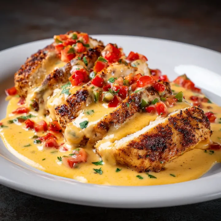 Mexican Chicken with Cheese Sauce Recipe