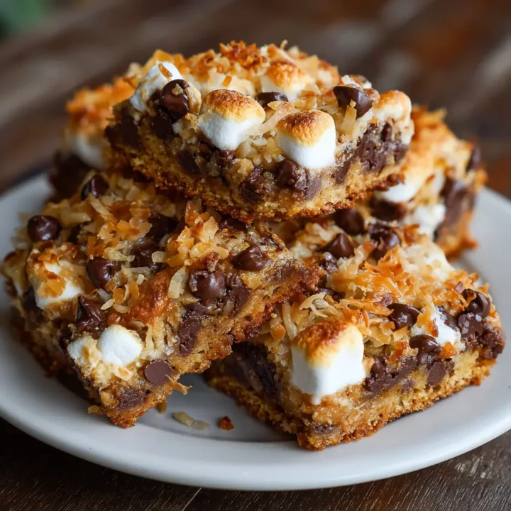 S’mores Magic Cookie Bars Recipe