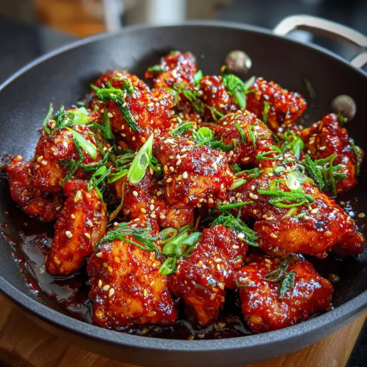 Spicy Korean Fire Chicken (Buldak) Recipe
