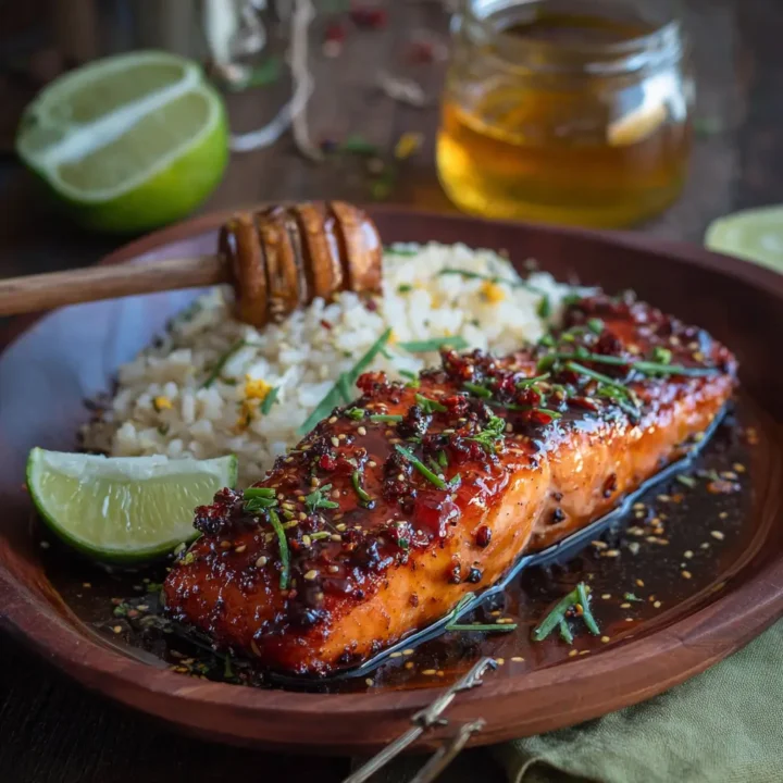 Sweet and Spicy Hot Honey Salmon Recipe