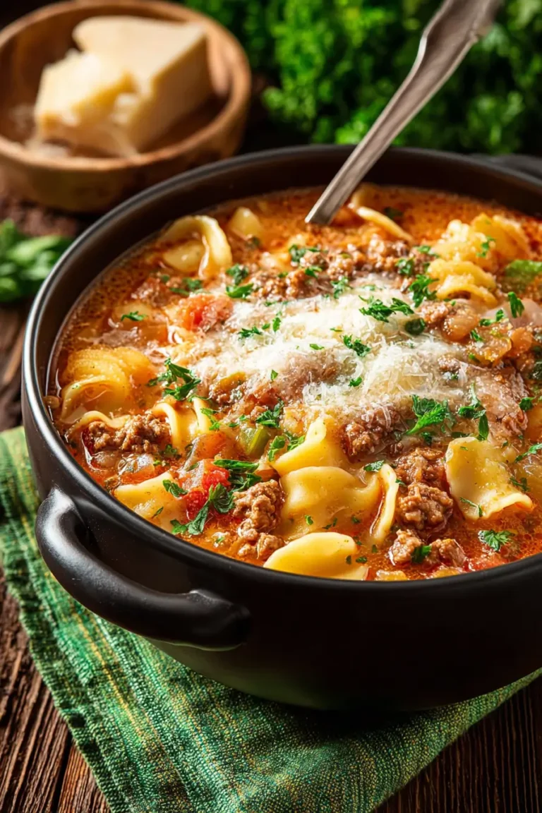 Slow Cooker Lasagna Soup